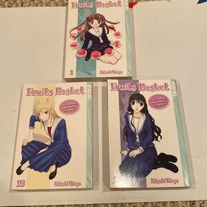 Fruits Basket Manga, Volumes 1, 16, 17